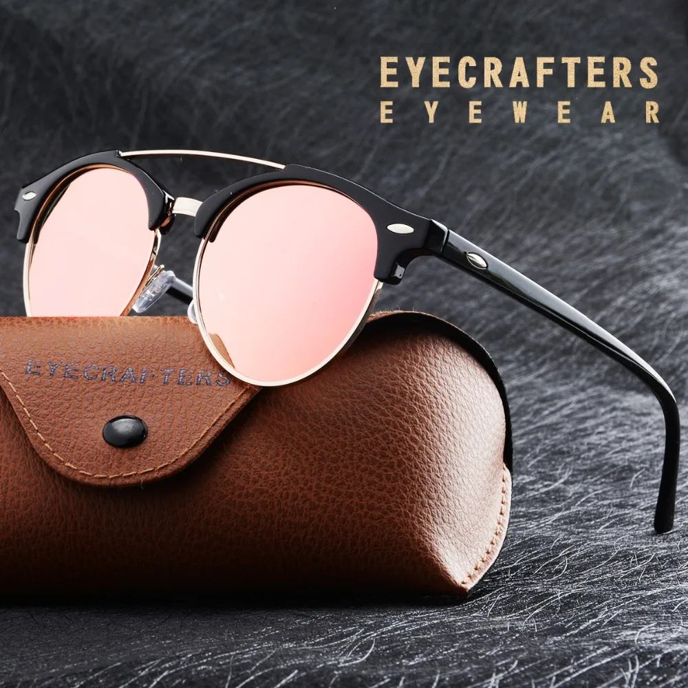 Mens Retro Vintage Club Round Sunglasses Polarized Womens Brand Designer Polaroid Double Bridge Sunglasses Pink Oculos de sol
Mens Retro Vintage Club Round Sunglasses Polarized Womens Brand Designer Polaroid Double Bridge Sunglasses Pink Oculos de sol