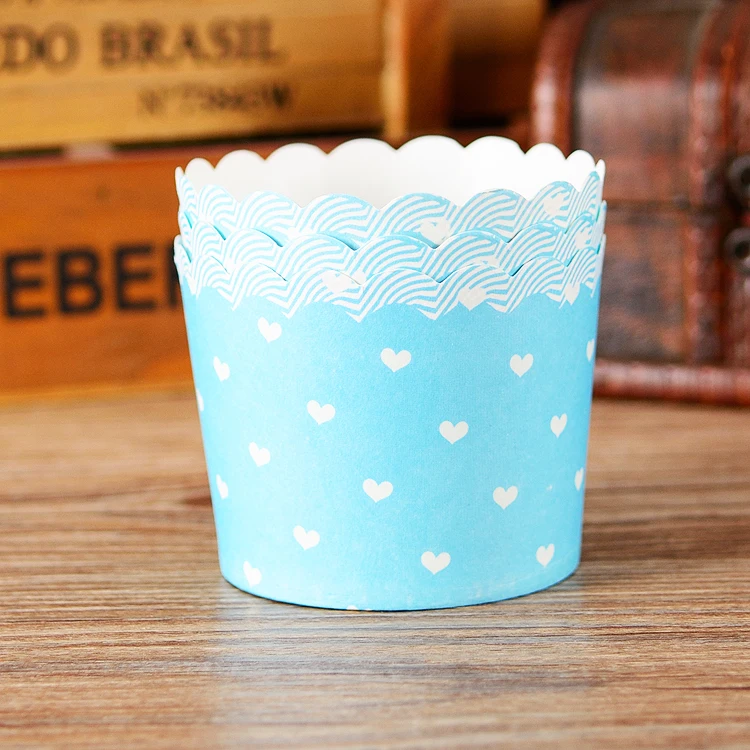Blue heart cupcake case, muffin paper cups tin liners, cheap cupcakes boxes holder supplies
Blue heart cupcake case, muffin paper cups tin liners, cheap cupcakes boxes holder supplies