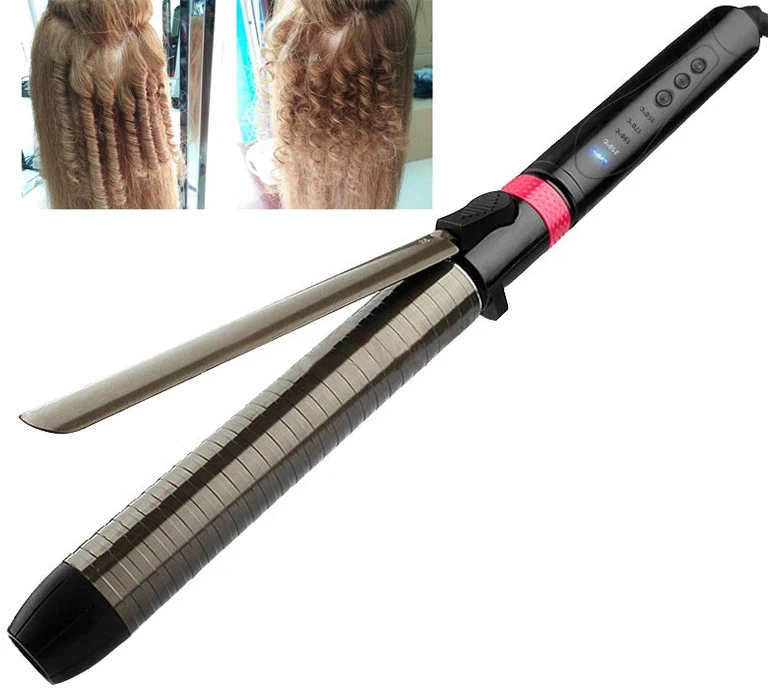 Professional Hair Curler roller Curling Iron Wand Digital Wave Hair Styling Tool styler temperature adjustment Clip
Professional Hair Curler roller Curling Iron Wand Digital Wave Hair Styling Tool styler temperature adjustment Clip