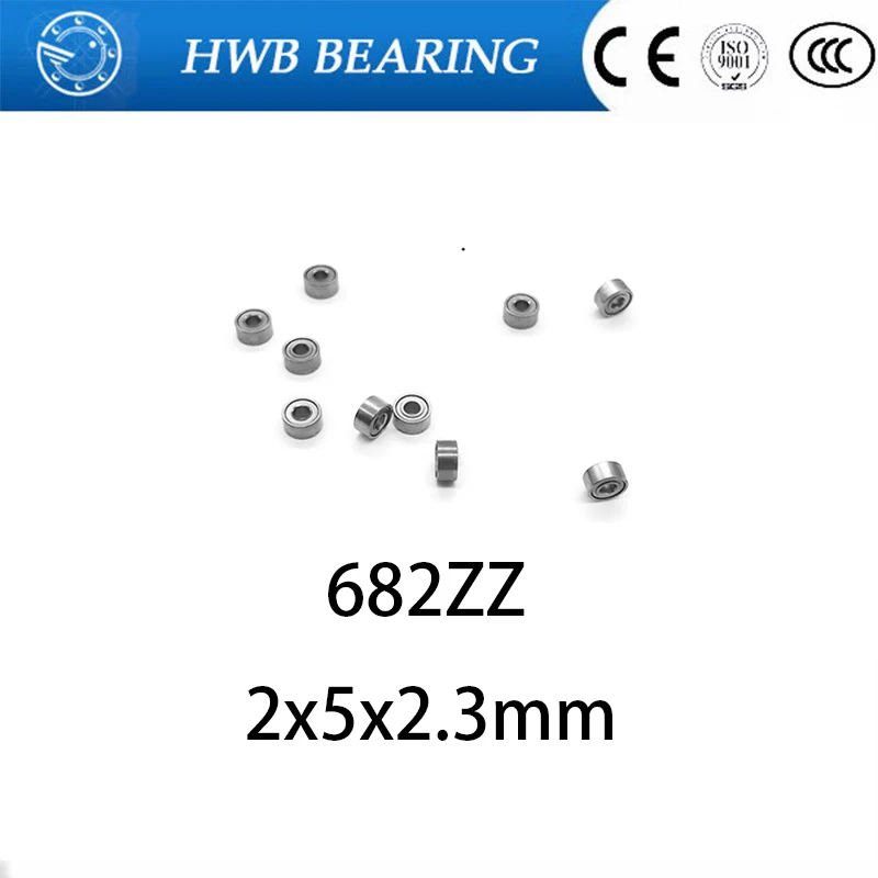 682ZZ 682 682Z Deep Groove Ball Bearing 2x5x2.3mm Miniature Bearing Full Complement
682ZZ 682 682Z Deep Groove Ball Bearing 2x5x2.3mm Miniature Bearing Full Complement