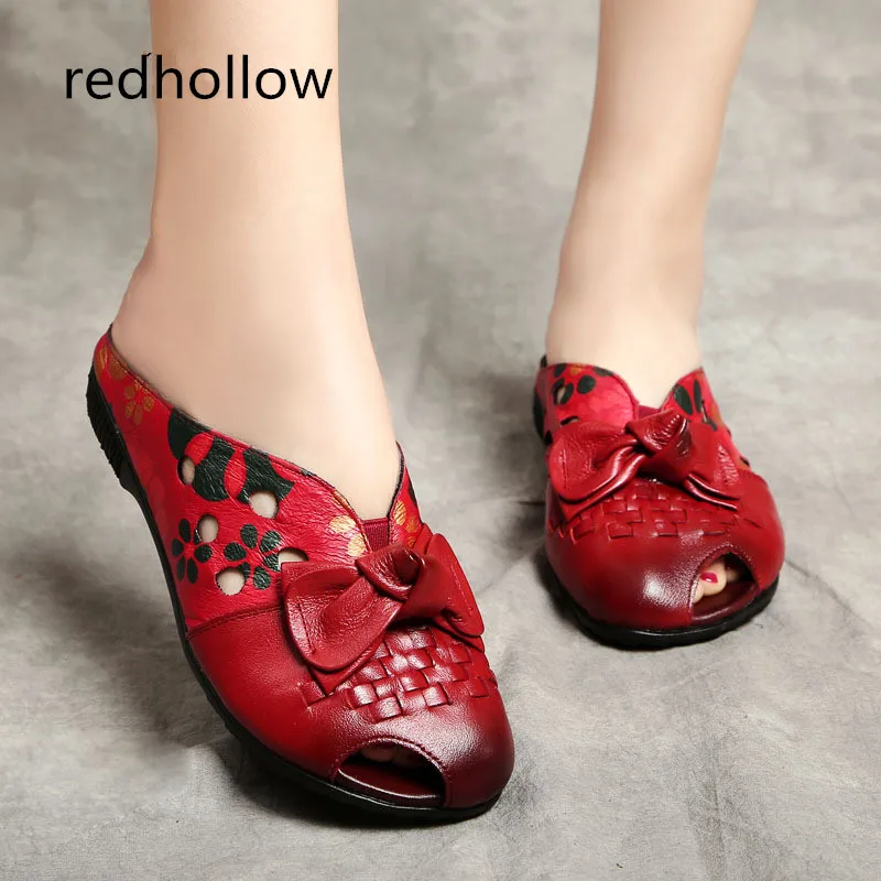 Summer Sandals Women Hollow Out Breathable Slides Slip On Sandals Ethnic Cow Leather Shoes Woman Sandals Summer Casual Shoes
Summer Sandals Women Hollow Out Breathable Slides Slip On Sandals Ethnic Cow Leather Shoes Woman Sandals Summer Casual Shoes