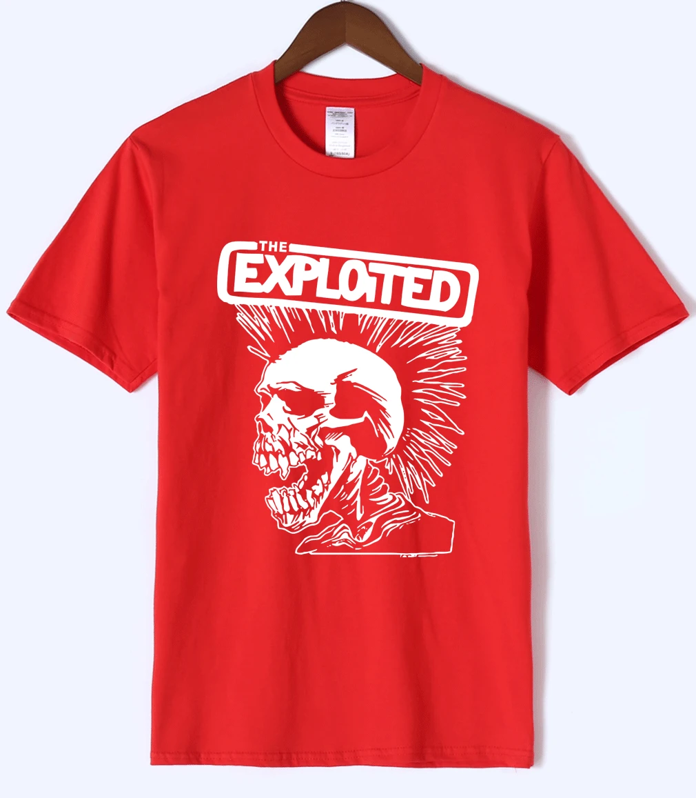 Punk Style Skull Mens T-Shirt Exploited Printed 2018 Summer New Casual Short Sleeve O-Neck T shirts Streetwear Hip Hop Tops Tee
Punk Style Skull Mens T-Shirt Exploited Printed 2018 Summer New Casual Short Sleeve O-Neck T shirts Streetwear Hip Hop Tops Tee