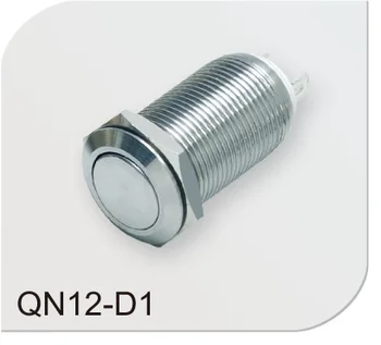 12mm 0.47" Waterproof Self-locking Latching Flat 2A/36VDC 1NO Metal Push Button Switch
12mm 0.47" Waterproof Self-locking Latching Flat 2A/36VDC 1NO Metal Push Button Switch