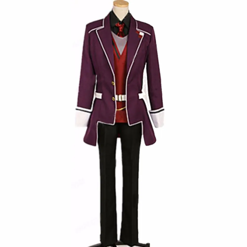 2018 Diabolik Lovers Reiji Sakamaki Косплей Костюм на заказ любой размер мужской модный наряд