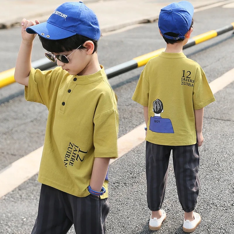 Summer Baby T Shirt + Shorts Suit Kids Clothes Cotton Casual Children Clothing Boy Set Big Boy Tracksuit Boys Clothes Teenager
Summer Baby T Shirt + Shorts Suit Kids Clothes Cotton Casual Children Clothing Boy Set Big Boy Tracksuit Boys Clothes Teenager