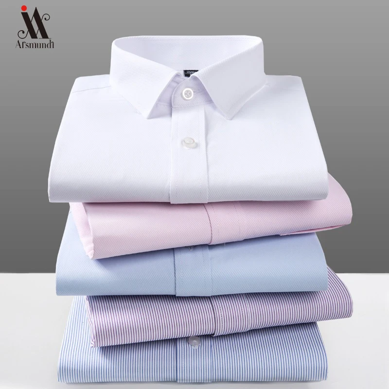 2019 New Men Dress Shirt Long Sleeve Slim Brand Man Shirts Designer High Quality Solid Male Clothing Fit Twill Business Shirts
2019 New Men Dress Shirt Long Sleeve Slim Brand Man Shirts Designer High Quality Solid Male Clothing Fit Twill Business Shirts