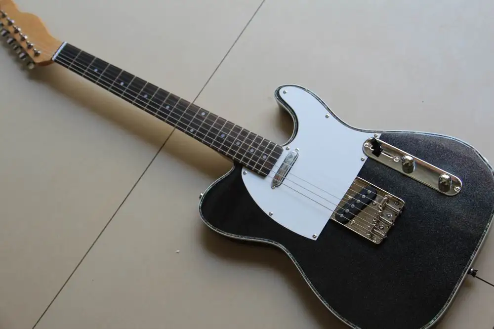 Wholesale F Cnbald Hot Selling Tel Electric Guitar Abalone Binding In Flash Black 130408
Wholesale F Cnbald Hot Selling Tel Electric Guitar Abalone Binding In Flash Black 130408