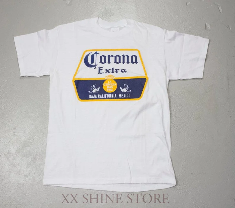 vintage 80s corona beer shirt deadstock stedman t-shirt mens L 100% cotton t shirt men women tee
vintage 80s corona beer shirt deadstock stedman t-shirt mens L 100% cotton t shirt men women tee