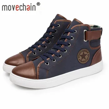 Movechain Men's High-Top Casual Shoes Mens Winter Autumn Spring Dalio Ankle Boots Man Fashion Canvas Flats Plus Sizes 38-46
Movechain Men's High-Top Casual Shoes Mens Winter Autumn Spring Dalio Ankle Boots Man Fashion Canvas Flats Plus Sizes 38-46
