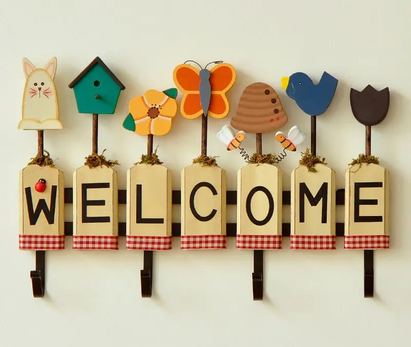 Handmade Painted American Pastoral Welcome 4 Rows Of Hook Wall Mounted Dress Hat Coat Hanging Hanger Bathroom Robe Hooks
Handmade Painted American Pastoral Welcome 4 Rows Of Hook Wall Mounted Dress Hat Coat Hanging Hanger Bathroom Robe Hooks