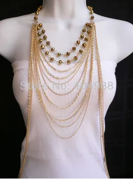 FREE SHIPPING 2014 STYLE B95 WOMEN FASHION GOLD COLOUR CHAINS BODY BEADS STRAND JEWELRY
FREE SHIPPING 2014 STYLE B95 WOMEN FASHION GOLD COLOUR CHAINS BODY BEADS STRAND JEWELRY