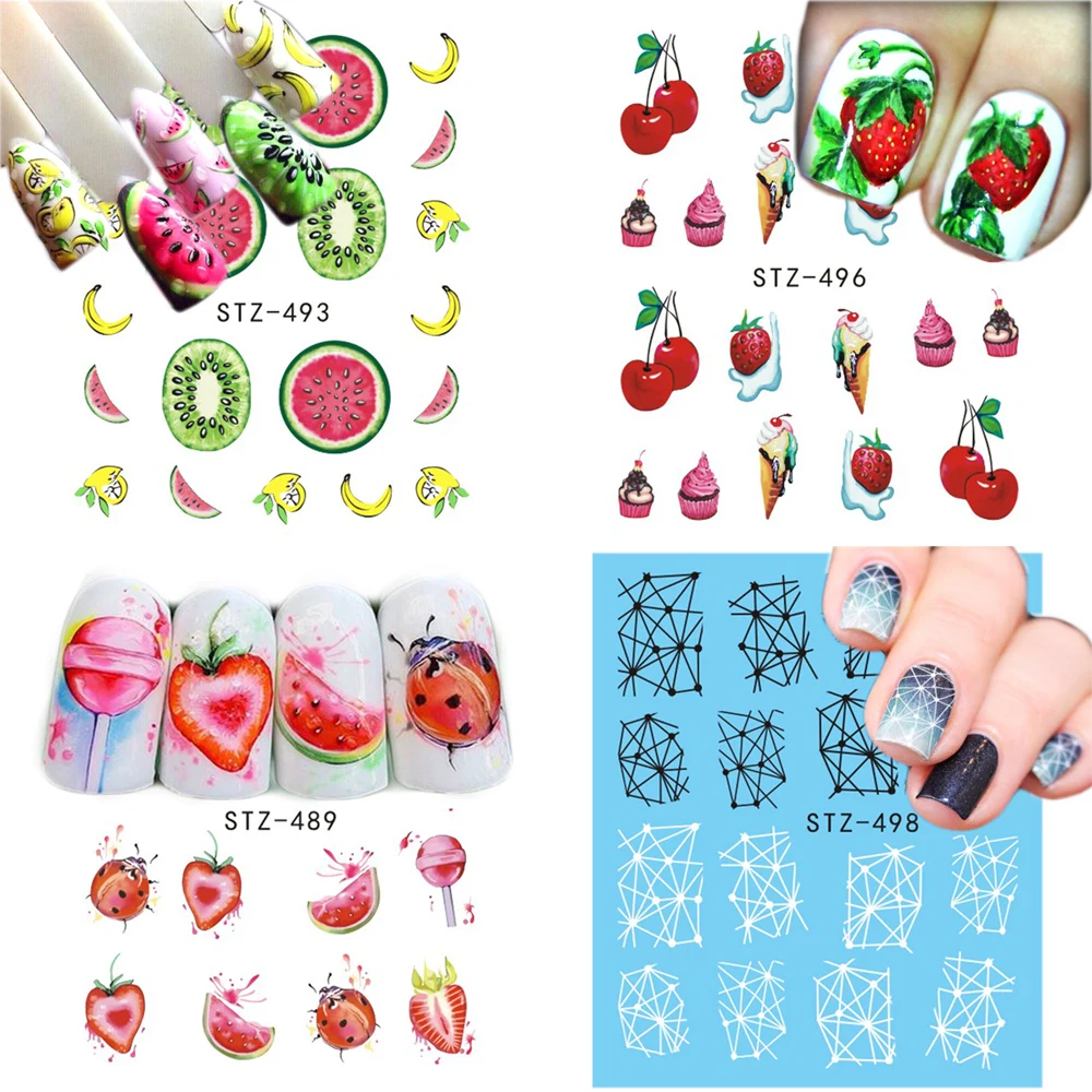 12PCS/Pack Summer Fruit Cake Cream Lace Harajuku Nail Art Water Transfer Sticker Decor Slider Decals Tool Manicure JISTZ489-500
12PCS/Pack Summer Fruit Cake Cream Lace Harajuku Nail Art Water Transfer Sticker Decor Slider Decals Tool Manicure JISTZ489-500