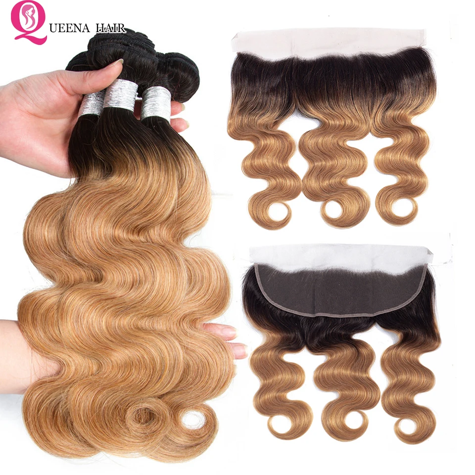 Ombre Body wave hair bundles with frontal closure 1B 27 honey blonde Peruvian hair bundles with closure ear to ear lace Hair
Ombre Body wave hair bundles with frontal closure 1B 27 honey blonde Peruvian hair bundles with closure ear to ear lace Hair