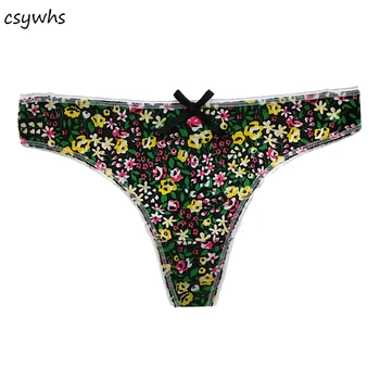 CSYWHS 6pcs/lot Women Underwear Cotton Sexy Panties Thongs G-strings Low Waist candy color print Ladies Knickers for Women M-XL
CSYWHS 6pcs/lot Women Underwear Cotton Sexy Panties Thongs G-strings Low Waist candy color print Ladies Knickers for Women M-XL