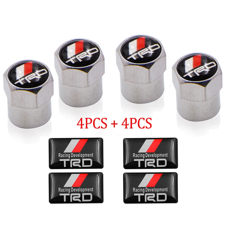 4Pcs+4Pcs Car-styling Wheel Air Cover Tight Rims Car Sticker For Toyota CROWN COROLLA REIZ TRD Racing LOGO Tire car accessories
4Pcs+4Pcs Car-styling Wheel Air Cover Tight Rims Car Sticker For Toyota CROWN COROLLA REIZ TRD Racing LOGO Tire car accessories