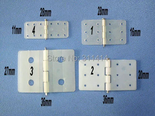 

10pcs/lot Plastic Hinge Flat Needle Binder For RC Model Remote Control Aircraft KT Fixed-wing Plane Aileron Hinge Connection DIY