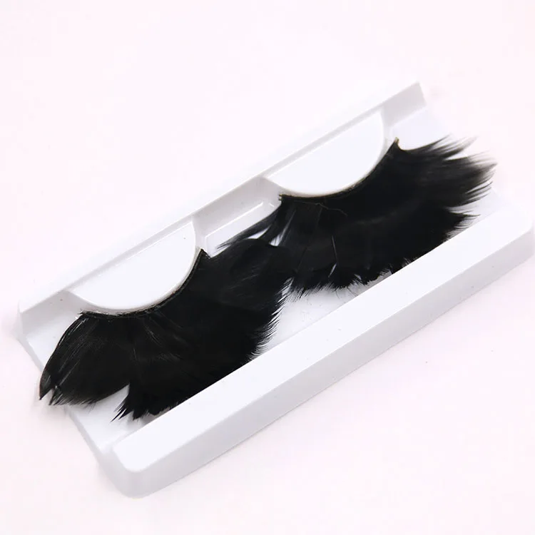 1 pairs Natural black feather personality exaggerated false eyelashes stage masquerade makeup stock
1 pairs Natural black feather personality exaggerated false eyelashes stage masquerade makeup stock