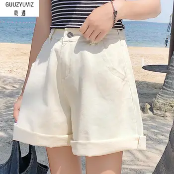 GUUZYUVIZ White Denim Shorts For Women Casual Loose Curl Vintage Plus Size Wide Leg Jeans Short Pant Women 2018 Summer Harajuk
GUUZYUVIZ White Denim Shorts For Women Casual Loose Curl Vintage Plus Size Wide Leg Jeans Short Pant Women 2018 Summer Harajuk