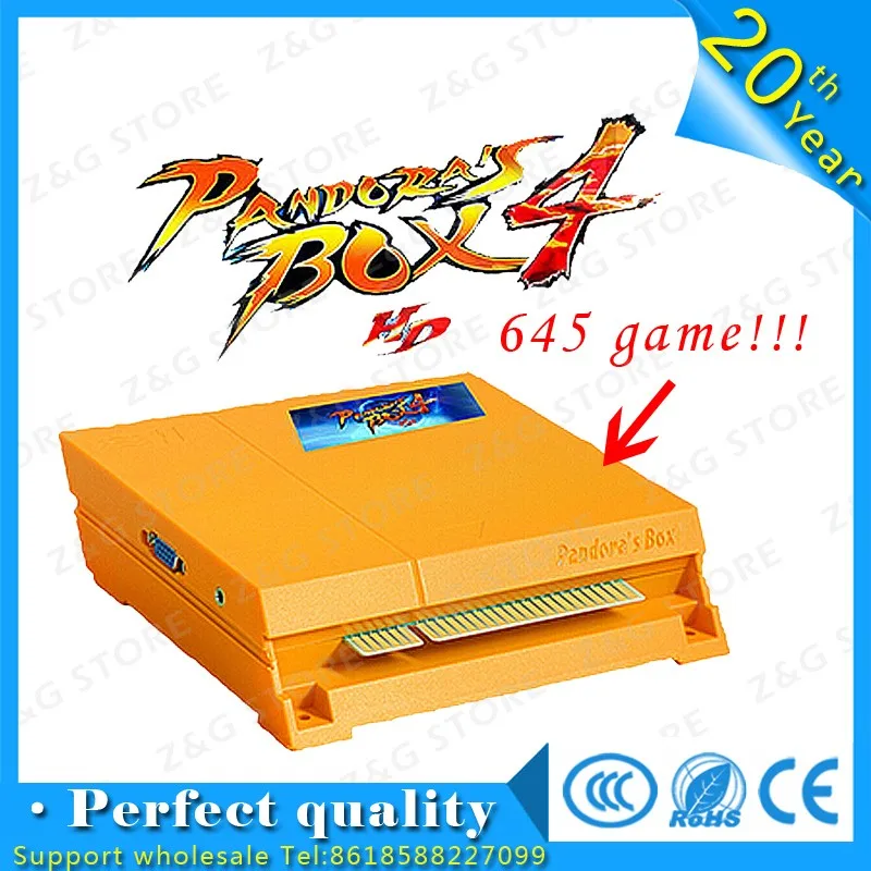 Original pandora's box 4 HD pandora box 4 Jamma game board 645 in 1 Arcade Mutligame Board 645in1
Original pandora's box 4 HD pandora box 4 Jamma game board 645 in 1 Arcade Mutligame Board 645in1