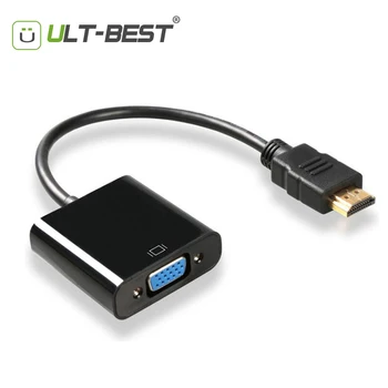 ULT-Best HDMI to VGA Converter Adapter Cable Digital to Analog Video Audio Converter HDMI-VGA Cable for Xbox 360 PS3 PS4 PC TV
ULT-Best HDMI to VGA Converter Adapter Cable Digital to Analog Video Audio Converter HDMI-VGA Cable for Xbox 360 PS3 PS4 PC TV