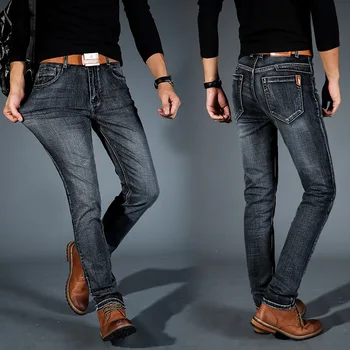 2019 Mid Waist Men Brand Jeans Pants High QualityJeans Washed Men Stretch Fashion Jeans Men Famous Men Slim Straight
2019 Mid Waist Men Brand Jeans Pants High QualityJeans Washed Men Stretch Fashion Jeans Men Famous Men Slim Straight
