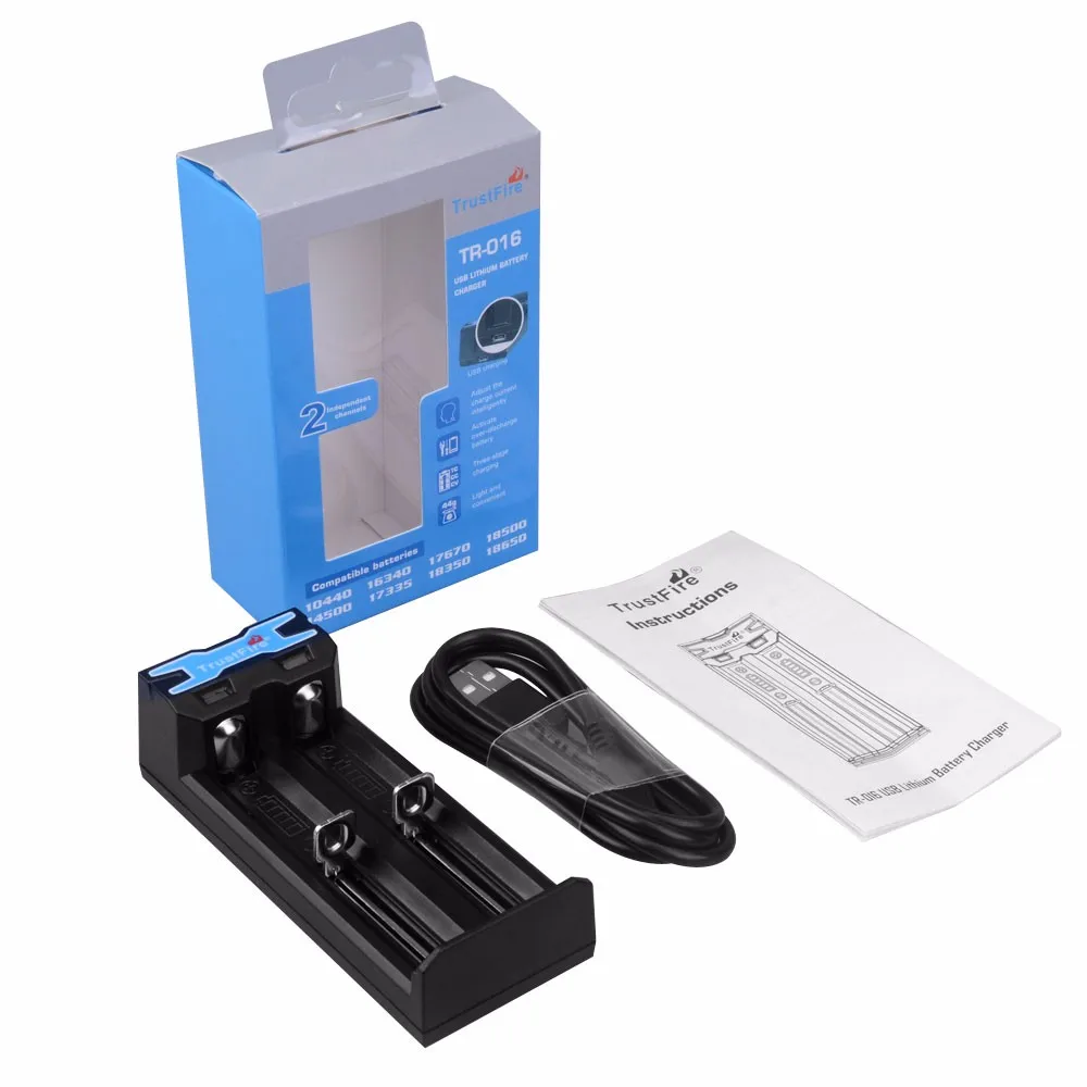 50pcs/lot TrustFire TR-016 5V Mini Universal Micro USB TR016 Battery Charger for 10440 14500 16340 18350 18500 18650 Batteries
50pcs/lot TrustFire TR-016 5V Mini Universal Micro USB TR016 Battery Charger for 10440 14500 16340 18350 18500 18650 Batteries