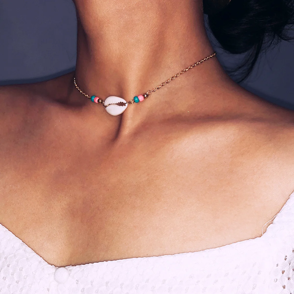 UAM 2019 New Bohemia Women Jewelry Acrylic Stone Beads Chains Necklace For Women Girls Natural Sea Shell Necklace Jewel Gifts
UAM 2019 New Bohemia Women Jewelry Acrylic Stone Beads Chains Necklace For Women Girls Natural Sea Shell Necklace Jewel Gifts
