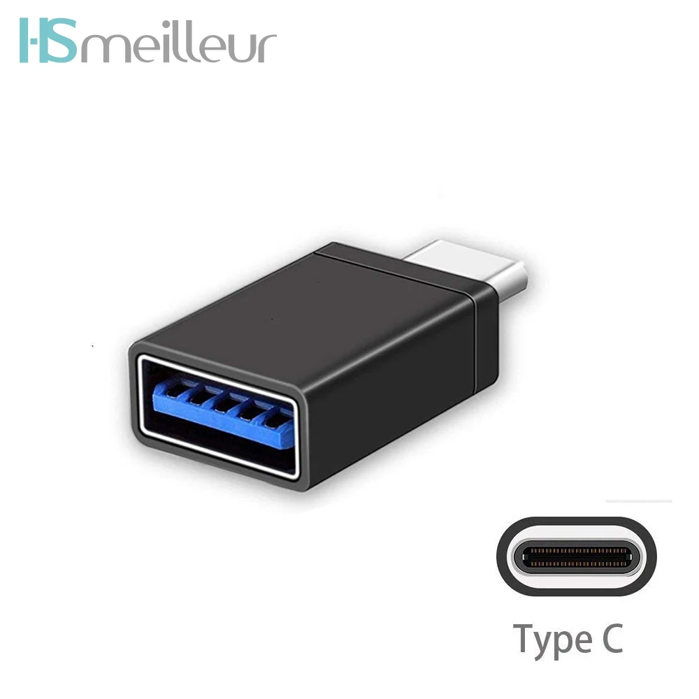 Hsmeilleur Type C Male to USB 3.0 Type A Female OTG Adapter For Samsung Galaxy S9 S8 Plus LG G6 Macbook USB C Type-C OTG Adapter
Hsmeilleur Type C Male to USB 3.0 Type A Female OTG Adapter For Samsung Galaxy S9 S8 Plus LG G6 Macbook USB C Type-C OTG Adapter