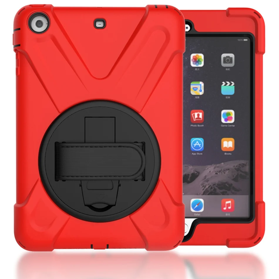 For iPad mini Case Heavy Duty Shockproof Hand Strap Cover For iPad mini 2 mini 3 Kickstand Hybrid Kids Safe Armor Tablet Cases
For iPad mini Case Heavy Duty Shockproof Hand Strap Cover For iPad mini 2 mini 3 Kickstand Hybrid Kids Safe Armor Tablet Cases