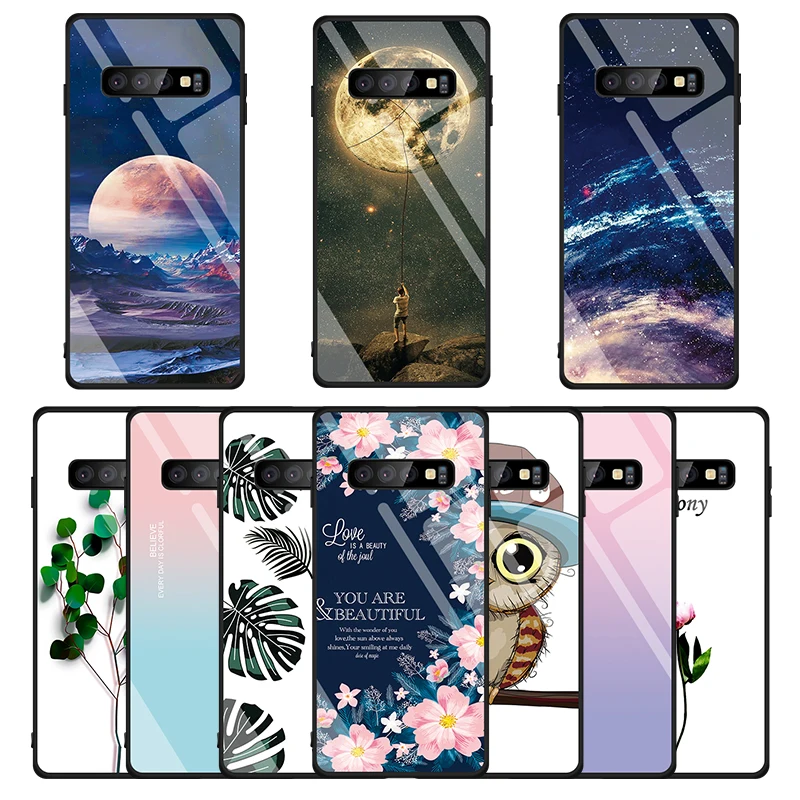 Tempered Glass Case For Samsung S10 Plus S10E S10 Pattern Glass Phone Case Soft Egde For Samsung Galaxy A10 A20 A30 A50 A70 M20
Tempered Glass Case For Samsung S10 Plus S10E S10 Pattern Glass Phone Case Soft Egde For Samsung Galaxy A10 A20 A30 A50 A70 M20