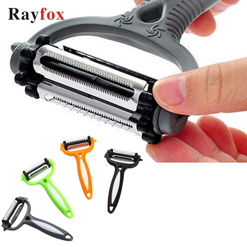 Rayfox Multifunctional 360 Degree Rotary Kitchen Tool Gadget Vegetable Fruit Potato Carrot Peeler Grater Zesters Cucumber Slicer
Rayfox Multifunctional 360 Degree Rotary Kitchen Tool Gadget Vegetable Fruit Potato Carrot Peeler Grater Zesters Cucumber Slicer
