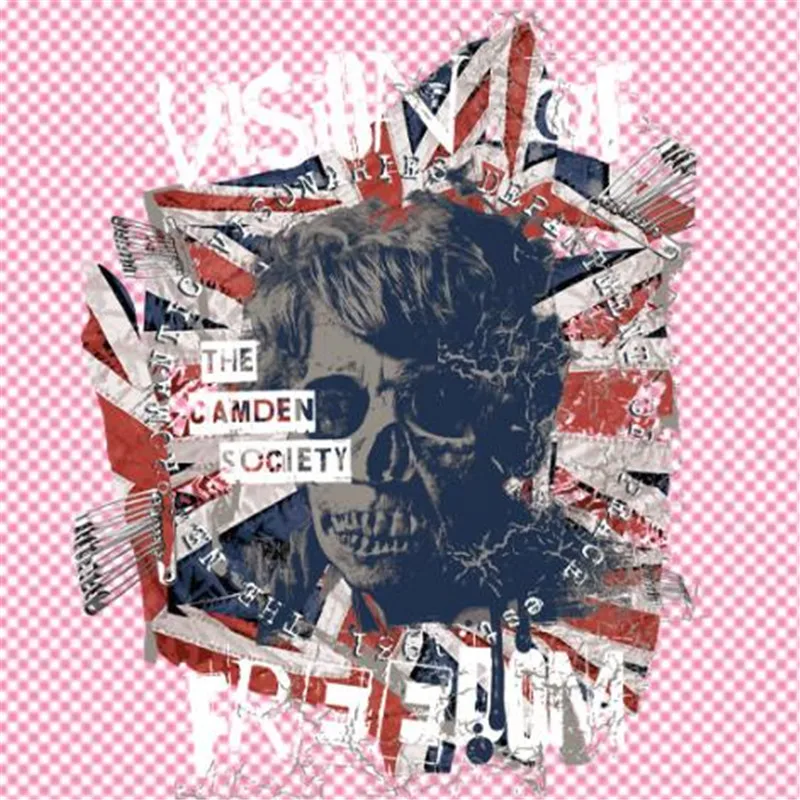 Punk Street Icon Women Men Clothes 25CM Skull flag Letters Iron on transfer Printing Patches for clothing T-shirt Patch Stickers
Punk Street Icon Women Men Clothes 25CM Skull flag Letters Iron on transfer Printing Patches for clothing T-shirt Patch Stickers