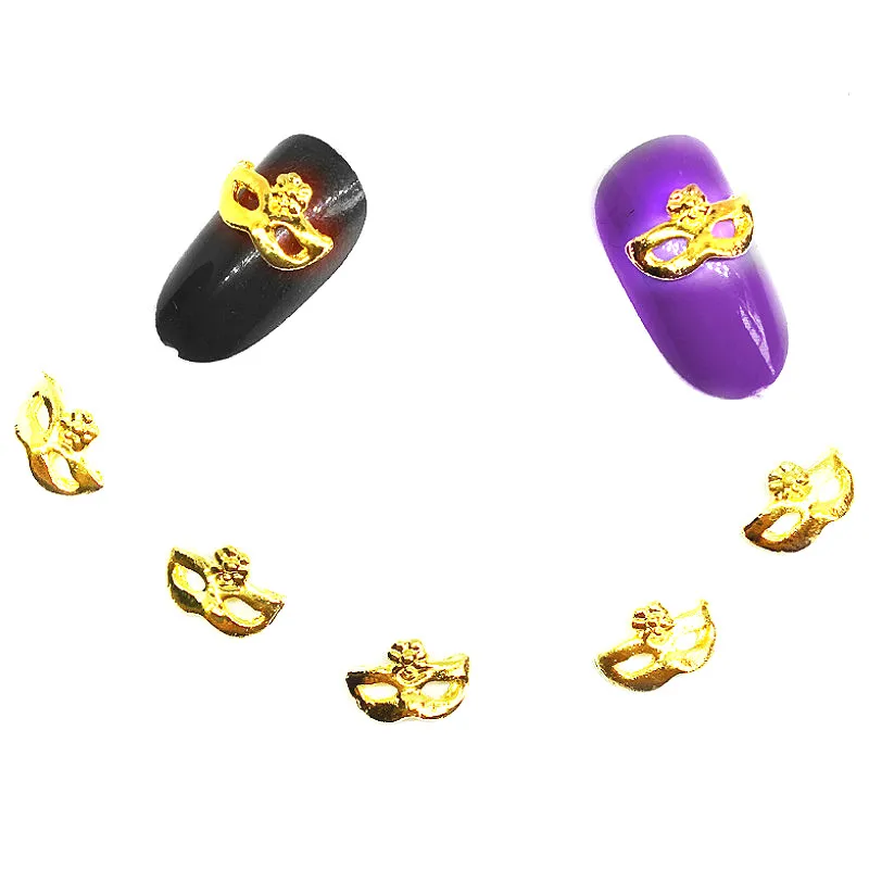 20Pcs Mask 3D Metal Nail Art Decorations Kawaii Bling Nailart Supplies Japan Gold Ornaments Manicure for Nails Design Egypt DIY
20Pcs Mask 3D Metal Nail Art Decorations Kawaii Bling Nailart Supplies Japan Gold Ornaments Manicure for Nails Design Egypt DIY
