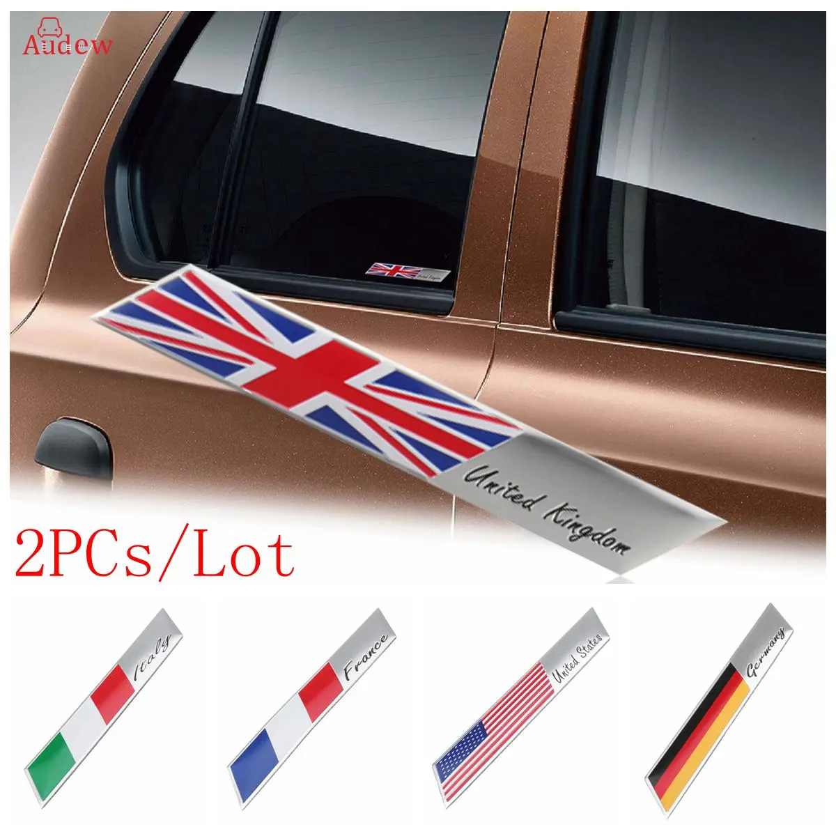 2xSmall 3D Car Sticker For UK England/Italy/ Germany/USA/France Flag For Fender Trunk Emblem Badge
2xSmall 3D Car Sticker For UK England/Italy/ Germany/USA/France Flag For Fender Trunk Emblem Badge
