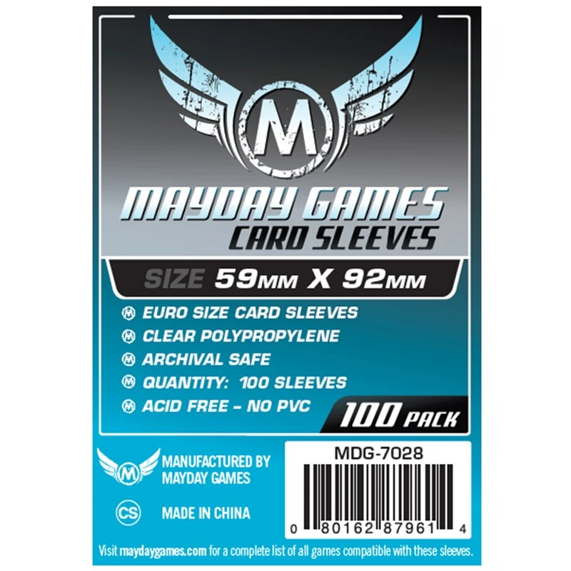 2 packs/lot MAYDAY Card Sleeve 7028 for 59*92mm cards protector clear pack case Board Games Sleeves
2 packs/lot MAYDAY Card Sleeve 7028 for 59*92mm cards protector clear pack case Board Games Sleeves
