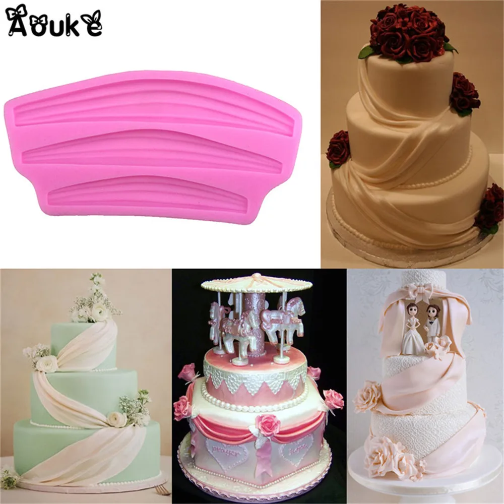 Ribbon Decorative Lace Liquid Silicone Cake Mold Chocolate Fondant Mould DIY Cake Decoration Tools Kitchen Baking Accessories
Ribbon Decorative Lace Liquid Silicone Cake Mold Chocolate Fondant Mould DIY Cake Decoration Tools Kitchen Baking Accessories