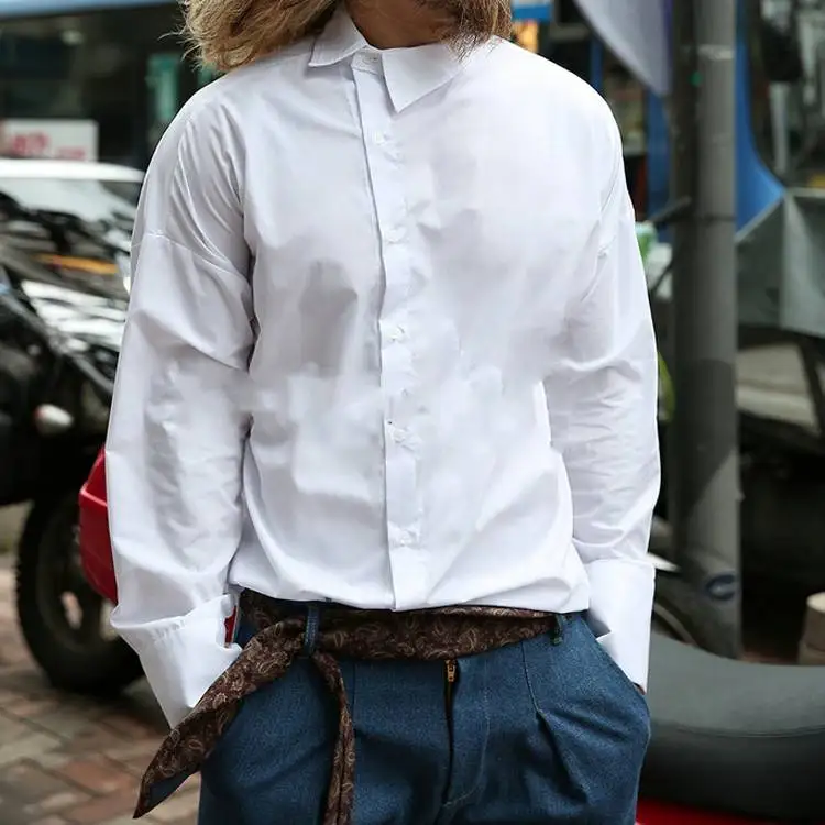 XS-5XL New 2018 Men's fashion GD Hair Stylist Original design Hip hop Oblique collar long sleeve Shirt plus size costumes
XS-5XL New 2018 Men's fashion GD Hair Stylist Original design Hip hop Oblique collar long sleeve Shirt plus size costumes