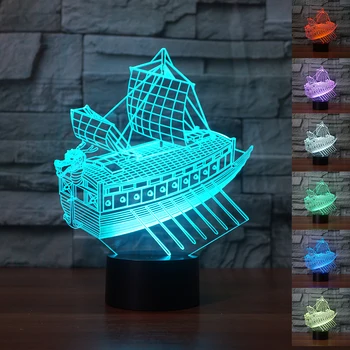 Dragon-boat 3D Light 7 Color Changing 3D LED Night Lights as Bedside Lamp Acrylic Bedroom Lampara Living Room Desk Table Light
Dragon-boat 3D Light 7 Color Changing 3D LED Night Lights as Bedside Lamp Acrylic Bedroom Lampara Living Room Desk Table Light