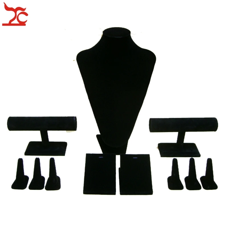 window display mixed display kit with ring finger black velvet 35CM high neckform Counter Showcase set
window display mixed display kit with ring finger black velvet 35CM high neckform Counter Showcase set