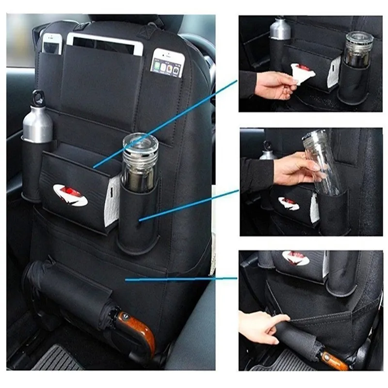 2PCS/Pair PU Leather Car Seat Back Storage Hanging Bags Protector IPad Mini Holder Universal Use As Car Backseat Organizer
2PCS/Pair PU Leather Car Seat Back Storage Hanging Bags Protector IPad Mini Holder Universal Use As Car Backseat Organizer