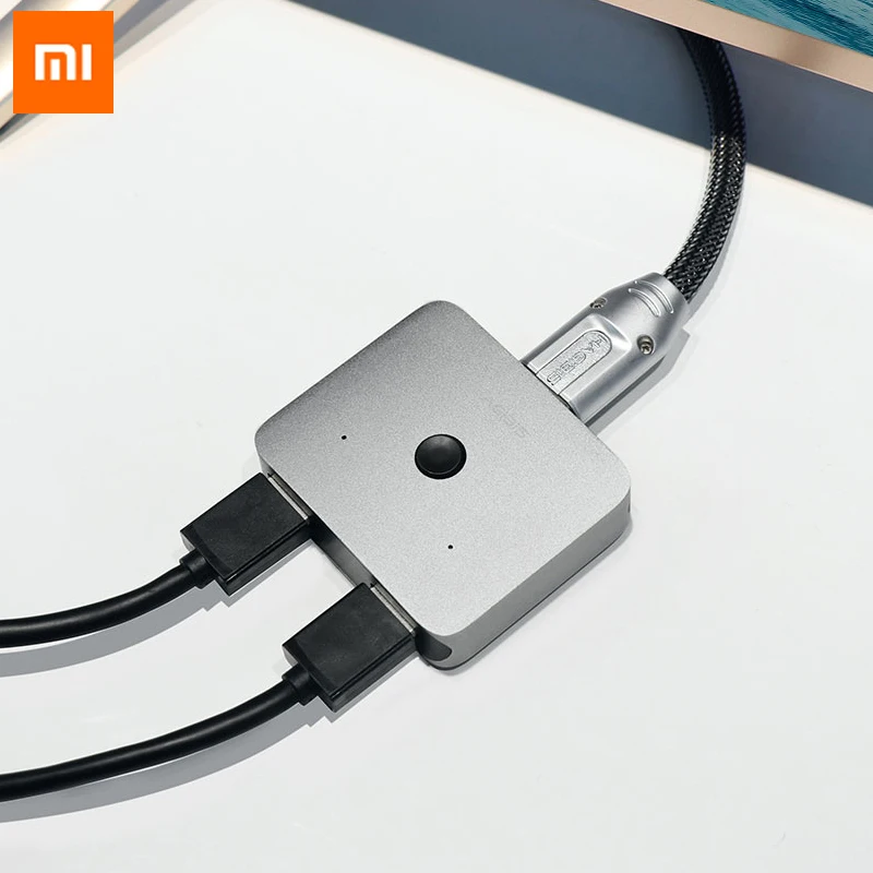 New Xiaomi Mijia HAGiBiS Two-way HDMI Distribution Switcher Support HD 4K Suitable For HDMI Interface Devices
New Xiaomi Mijia HAGiBiS Two-way HDMI Distribution Switcher Support HD 4K Suitable For HDMI Interface Devices