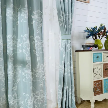Floral Embroidered Window Curtain Tulle Curtains for Living Room Pastoral Cortina Cortinas Para Sala De Luxo Rideaux Gardinen
Floral Embroidered Window Curtain Tulle Curtains for Living Room Pastoral Cortina Cortinas Para Sala De Luxo Rideaux Gardinen