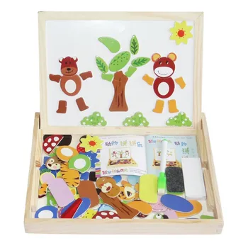 Multifunctional Educational Brinquedos Animal Wooden Magnetic Puzzle Toys for Children Kids Jigsaw Baby's Drawing Easel Board
Multifunctional Educational Brinquedos Animal Wooden Magnetic Puzzle Toys for Children Kids Jigsaw Baby's Drawing Easel Board