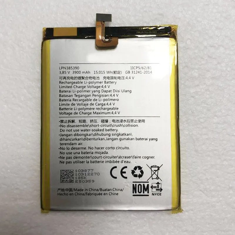 GeLar 3.85V 3900mAh LPN385390 Battery For Hisense E76mini the little dolphin pro Built-in Li-ion bateria Li-Polymer Bat
GeLar 3.85V 3900mAh LPN385390 Battery For Hisense E76mini the little dolphin pro Built-in Li-ion bateria Li-Polymer Bat