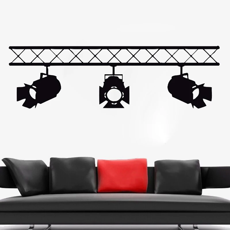 Vinyl Wall Decal Spotlights Style Wall Art Mural Removable Wall Sticker Film Cinema Decoration Cinema Rampe Spot Decor B159
Vinyl Wall Decal Spotlights Style Wall Art Mural Removable Wall Sticker Film Cinema Decoration Cinema Rampe Spot Decor B159