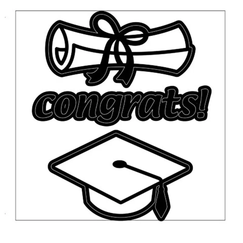 Naifumodo Trencher Cap with Congrats Metal Cutting Dies for Scrapbooking Card Making Album Embossing Crafts Christmas New 2019
Naifumodo Trencher Cap with Congrats Metal Cutting Dies for Scrapbooking Card Making Album Embossing Crafts Christmas New 2019
