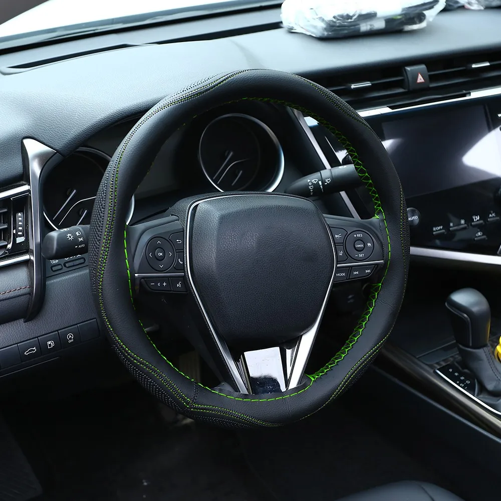 38cm Multi-color Car Steering Wheel Cover DIY Microfiber Leather Hand Cover Sewing Needle and Thread Interior Kits Accessories
38cm Multi-color Car Steering Wheel Cover DIY Microfiber Leather Hand Cover Sewing Needle and Thread Interior Kits Accessories