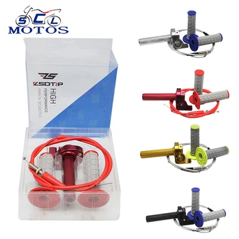 Sclmotos- CNC Aluminum Motorcycle Throttle Grips & Handle Grips & Cable for Honda CRF 230 CRF450R KTM DUKE EXC Dit Pit Bike ATV
Sclmotos- CNC Aluminum Motorcycle Throttle Grips & Handle Grips & Cable for Honda CRF 230 CRF450R KTM DUKE EXC Dit Pit Bike ATV