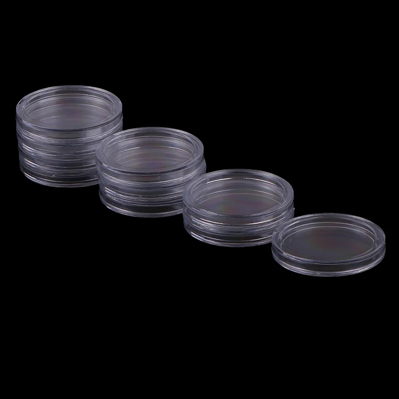 For Coin Collection Plastic Clear Coin Capsules Box Dia 32mm Transparent Small Round Coin Holder Box
For Coin Collection Plastic Clear Coin Capsules Box Dia 32mm Transparent Small Round Coin Holder Box