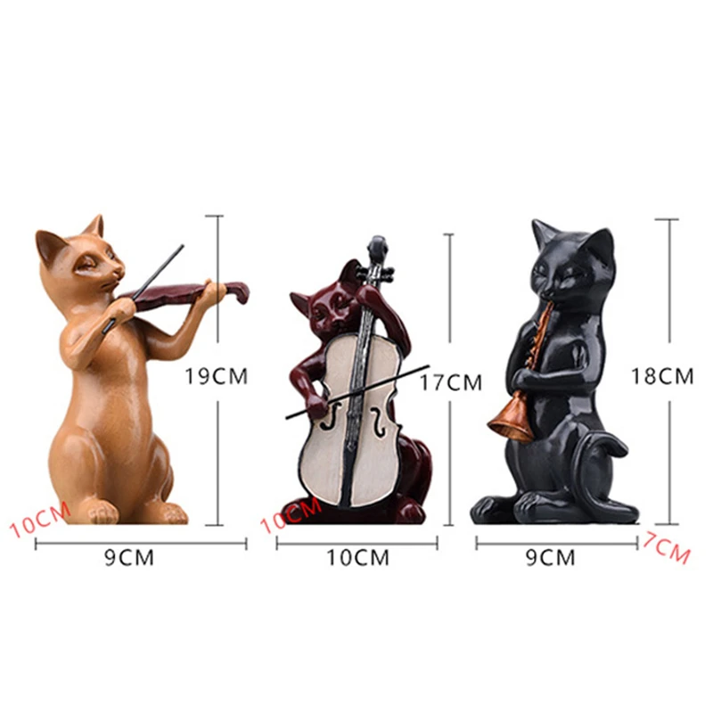 Music Cats Figurine  (5)